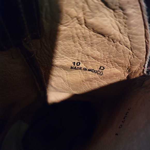 Horse Power by Anderson Bean Crocodile Print Cowboy Boots HP1070 (Men's Size 10) - Picture 7 of 8